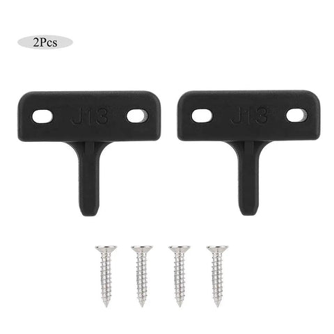 Two Pack Greenhouse Window Stay Kit for Secure, No Fuss Windows and Vents, Sturdy Plastic Fasteners With Flat Pegs, Easy Install, Adds Security and Prevents Damage to Your Garden Shelter