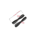 46 Mm Nylon UAV Propeller Blades For Mini Drones With 0.8mm Shaft Forward And Reverse RC Quadcopter Propellers Fits Motors 614 615 716 Lightweight Replacement Parts For Quick Flyin, side view showing dimensions
