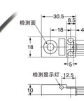 Workhorse 12 To 24V DC Inductive Proximity Sensor 3 Wire NPN PNP With Normally Closed Output For Iron And Metal Detector, Micro Proximity Limit Switch For Automation And Machinery, 30.5mm body