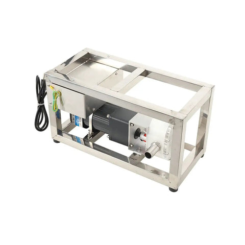 Premium 10L Min Honey Transfer Pump In Stainless Steel For Viscous Liquids Like Paste And Peanut Butter. Powerful 90W Food Gear Pump With Ac110V Electric Motor For Smooth And Clean Oil Or Juice Dispensing Fast
