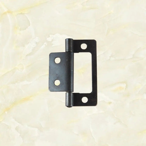 Six Pack Thickened Flat Door Hinges with Silent Operation heavy duty black interior hardware