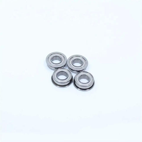 10 Pcs SF685ZZ Stainless Steel Flanged Deep Groove Ball Bearings 5x11x5 MM double shielded for smooth operation.
