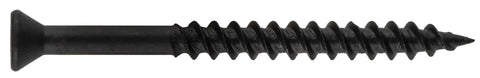 190 Pack Coarse Thread Drywall Screws 6 By One And A Half Inch Phillips Bugle Head Sheetrock Fasteners, black phosphate screw