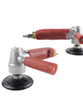 Heavy Hitter 4 Inch Pneumatic Angle Grinder With Water Cooling System Built For Serious Milling Polishing And Shaping Work That Runs Cool And Never Breaks A Sweat, showing pneumatic grips and rubber base.