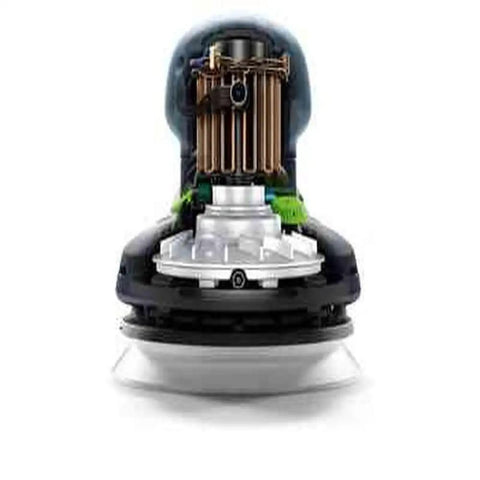 5-Inch Random Orbital Sander ETS EC 125/3 EQ-Plus Brushless EC TEC Motor, showing internal brushless motor design