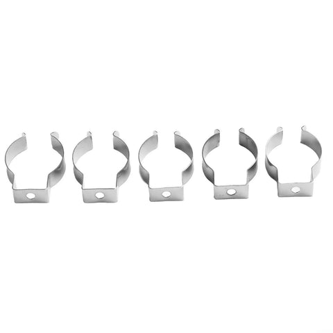Five Ten Piece Stainless Steel Spring Terry Clips For Tool Organization In Garage Cabinets Securely Hang Tools
