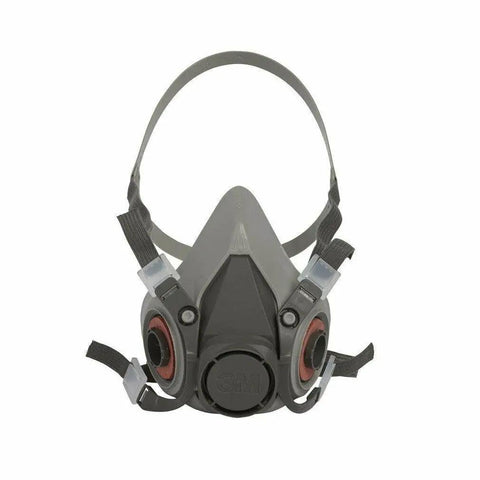 Half Facepiece Respirator 6000 Series Reusable Medium All Day Comfort With Easy Adjustable Head Straps, front view