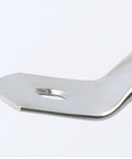 Close-up of a Stainless Steel Round Tube Cabinet Handle For Drawers And Doors No Slip Grip Rustproof Kitchen Hardware Ideal Grip