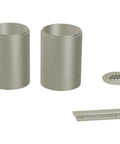 Vessel Faucet Extension Kit For One Handle 6400 6600 S6500 Faucets Brushed Nickel Finish Adds Reach With Two And A Half Inch Extensions