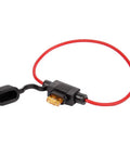2 Pack Mini Blade Fuse Holders Waterproof Inline Pigtail Harness For Cars, 18 Gauge Wiring, Includes 5A ATM Fuses