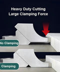 Heavy Duty Side Clamp Vise Kit for Milling Machines, Lateral Fixation Clamping System example showing clamping force