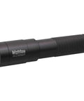 Black 1300 Lumen Narrow Beam Dive Light With Tail Switch For Scuba And Snorkeling, Four Power Levels, Battery Level Indicator.