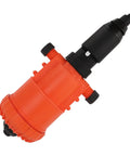 Adjustable Water Powered Fertilizer Injector For Drip Irrigation, Automatic Dosing Pump With G3/4 Male Thread, orange and black design