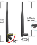 4G LTE Cellular Trail Camera Antenna 5dBi SMA Male For Hotspot Router And Wireless Modem SPYPOINT Link Compatible with dimensions
