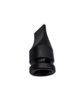 Beefy Half Inch Drive Slotted Screwdriver And Drag Link Socket With Three Quarter Inch By One Hundred Fifteen Thousandth Inch Tip, black steel bit
