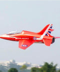 Red F-15 RC Airplane Ducted Fan Ready To Fly Kit With 2.4G Remote And 3 Channel Multi Protocol Control flying outdoors