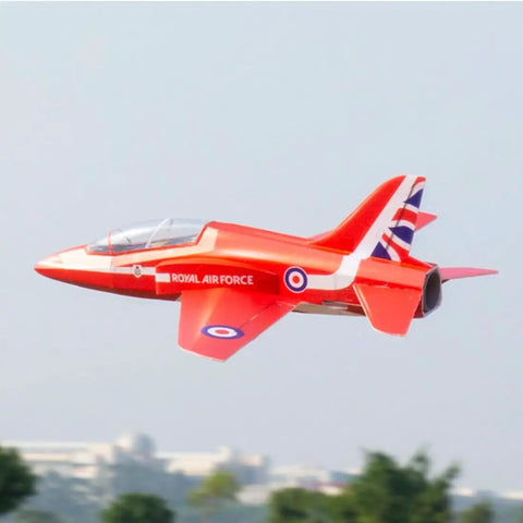 Red F-15 RC Airplane Ducted Fan Ready To Fly Kit With 2.4G Remote And 3 Channel Multi Protocol Control flying outdoors