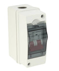DC Solar Panel Breaker 16A 500V Outdoor Disconnect Switch IP65 Rated DIN Rail Enclosure for RV and Off-Grid Solar Power