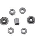Black Beefy Three Eighths Inch Bike Rear Hub Axle 190mm Length Multi Speed Compatibility Durable Machined Steel Parts