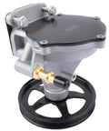 Heavy Duty Vacuum Pump Replacement For 12696313 Ap02 Fits Escalade Silverado Sierra Tahoe Yukon 2014 2020 showing pump with black rotor.