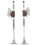 Two Pack Heavy Duty Lift Up Cabinet Hinges With Gas Spring Supports For Cabinets Doors Wardrobes And Bookcases Keeps Lids And Flaps Open Safely And Smoothly Perfect For Kitchens Closets And Home Furniture Projects. 8.93 x 1.02 x 0.98 in metal hinge pair