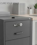 Zinc Alloy Cabinet Cam Lock Replacement For Drawers And Wardrobes Silver Finish on grey cabinet with key on top