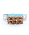 8 Pack DPDT Panel Slide Switches 2P3T On Off On 3 Position 6A 125V And 3A 250V AC Rating Durable Plastic And Metal Construction