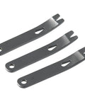 Three of the Six Piece Mini Crank Crowbar, 3 Inch Stainless Steel Pocket Pry Bar Keyring, Dope Multifunctional EDC Tool, Survival Scraper