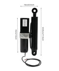 Killer Heavy Duty Hydraulic Linear Actuator Featuring Fast Speed Regulation And Two Way Self Locking Design For Smooth Industrial Lifts and Tough Site Prep Jobs Built Ridiculously Strong, 43.85cm tall.