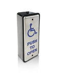 Stainless Steel Narrow Wired Handicapped Push Button For Automatic Door Opener, Built To Last, Dustproof And Easy To Clean