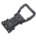 Hardcore Industrial Charging Plug For Forklifts And Electric Pallet Trucks 80A 160A 320A 150V black power connector with handle.