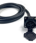 Badass 32A GBT To J1772 EVSE Adapter For Smooth Electric Vehicle Charging Plug And Play Gear With Solid IP44 Build and durable black cable.
