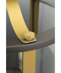 Close-up of antique bronze finish detail on Three-Light Bronze Outdoor Semi-Flush Convertible Fixture With Squire Style