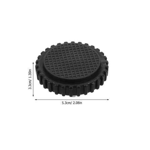 8 Pcs Non Slip Rubber Scale Feet Replacement With M10 Leveling Bolts For Digital Kitchen Electronic Jewelry And Food Scales, black rubber foot, 5.3cm diameter