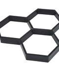 Hexagonal Concrete Molds For Pavers And Stepping Stones Reusable Flexible Walkway Molds For Patio Garden And Lawn 13.65x13.65 in
