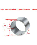 Built Tough Heavy Duty Steel Sleeve Bearing Bushing That Runs Smooth As Butter Ready To Roll With High Load Capacity And Zero Lag For Gritty Industrial Machine Applications At 4Mm Bore, showing dimensions and details.