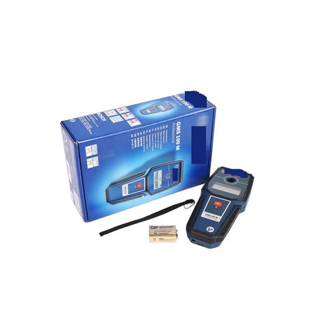 Slick Stud Finder Wall Scanner That Ditches Guesswork Detecting Live Wires Copper Pipes Hollow Cavities And Steel Rebar Up To Four Inches Deep For Zero Stress Diy Home Fixes with packaging and battery.