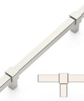 5 Inch Brushed Satin Nickel Cabinet Pulls Built Tough Zinc Alloy Heavy Duty Kitchen Handles Drawer Pulls Hardware For Cabinets Cupboards Dressers Wardrobes Modern Rustic Home Renovation, angled view
