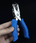Hand holding Single Hole Circle Paper Punch Handheld Scrapbooking Punch Rubber Coated Handle 6Mm Circle Puncher