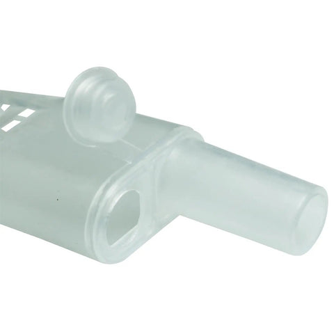Close-up of Beekeeping Queen Bee Cage Isolator Plastic With Large Opening And Safe Lock Pro Grade Breeding Box corner view