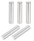 Five Pack 8mm By 40mm Dowel Pins 304 Stainless Steel Cylindrical Shelf Support Pins Rust Resistant Centerless Ground Finish Silver Tone