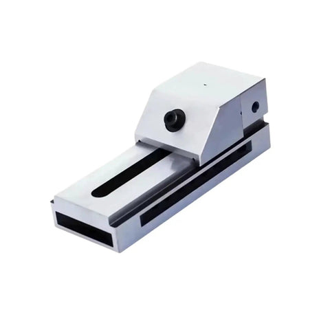 High Precision CNC Router Vise Clamp Fixture For Surface Grinding Milling And EDM Quick Adjust Jaw Width Sturdy Tool Maker Vise Fits QKG88 100 125, silver metal vise