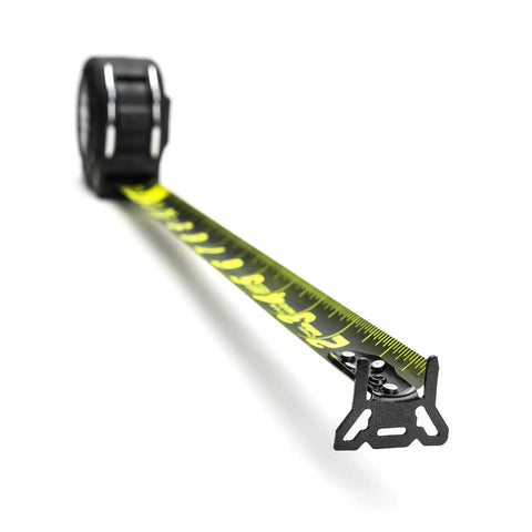 1-3/16 Inch By 25 Foot Dual Sided Tape Measure With Nite Eye Glow, Shockforce Blade And Matte Black Nylon Coated Blade