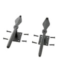 7 Inch Decorative Spoon Shaped Black Wrought Iron Shutter Dogs With Mounting Hardware For Tough Exterior Shutters Heavy Duty Classic Look Built To Stand Up To Any Storm