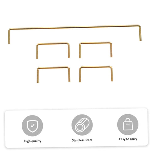 Premium Gold Plated Satellite Stabilizer Wires For Mechanical Keyboards set of 5 stainless steel stabilizer wires for custom builds.