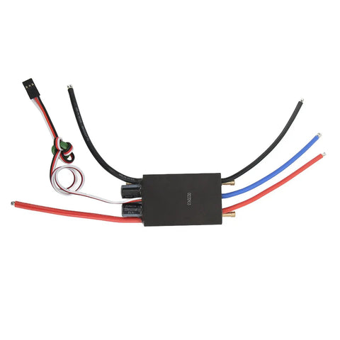 Brushless ESC 70A Waterproof With Built In BEC For RC Boats And Airships, aluminum case, visible wiring