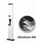 Kickass EV Charger Station Box And Cable Keeper aluminum alloy charger stand with hook for keeping cords organized.