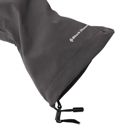 Close-up of Ascent Series Waterproof Overmitts Designed For Winter And Alpine Climbing with adjustable drawcord cuff