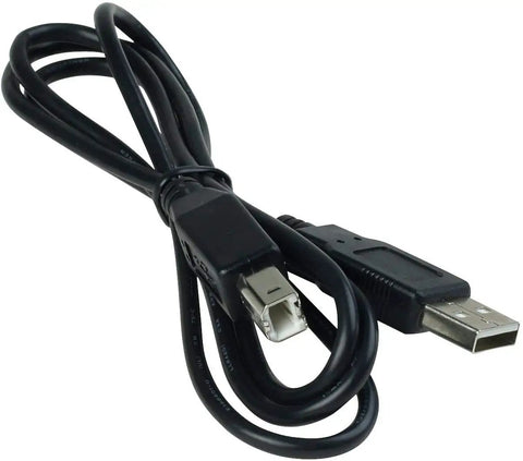 Top Shelf Heavy Duty Usb A To B Cable Ten Feet Long Black Cord For Silhouette Cameo Cutting Machine Plug And Play No Sweat Setup Smooth Sailing For Daily Creative Studio Routines.