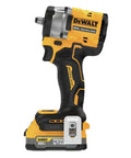 3/8 Inch Compact Impact Wrench Kit Delivers Sweet Torque And Snappy Action For Fast Bolt Removal with yellow and black design.